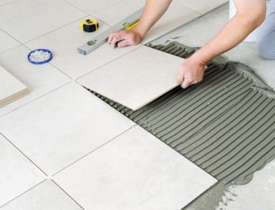 Ceramic Floor Tiles installation